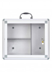 Mini Makeup Organizer Cabinet with Door Lock White/Grey reviews Mini Makeup Organizer Cabinet with Door Lock White/Grey