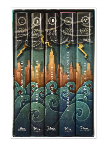 Percy Jackson & The Olympians Boxed Set Hardcover English by Rick Riordan - 25-May-10