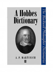 A Hobbes Dictionary: From Atlee to Major Paperback