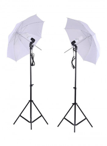 Photo Studio Lighting Kit Set Black/White
