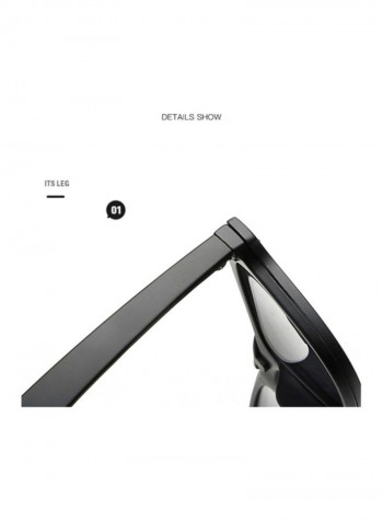 6-In-1 Rectangular Sunglasses Set 2202A - Lens Size: 56 mm