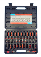 23-Piece Electrical Connector Release Terminal Removal Tool Set With Box Black/Red