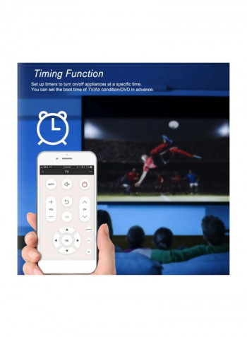 Universal Intelligent Remote Controller Black
