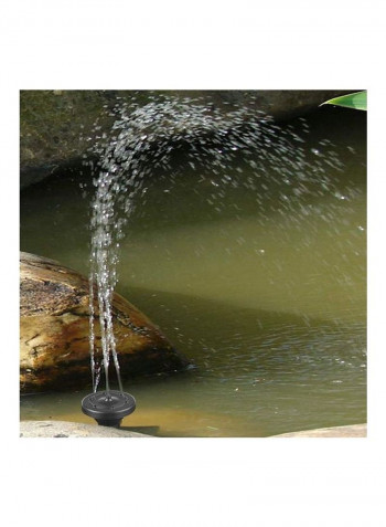 6 LEDs Round Shape Solar Fountain for Decoration Multicolour 19.5 x 19.5 x 19.5cm