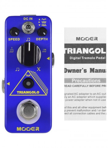 Triangolo Digital Tremolo Electric Guitar Effect Pedal