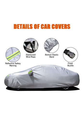 Reflective Strip Sunscreen Protection Waterproof Car Cover