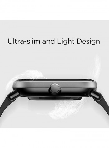 GTS 2 mini Smartwatch With Sp02 level Measurement Midnight Black