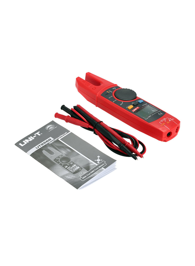 Digital Clamp Multimeter With Adjustable Backlight And Testing Probe Red/Black 20.5 x 5 x 2.5millimeter