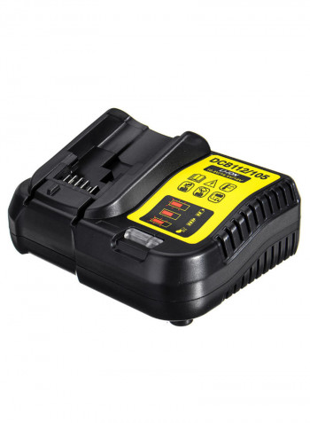 Replacement Li-Ion Battery Charger For Dewalt Black