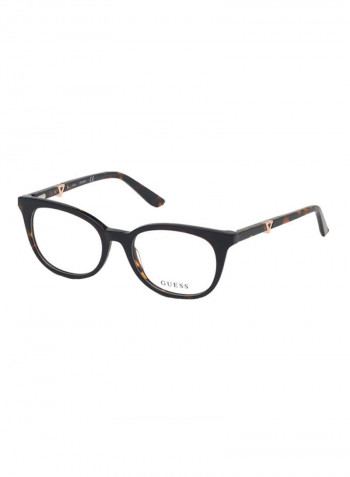 Women's Comfortable Semi-Rimless Design Eyeglass Frame - Lens Size: 51 mm