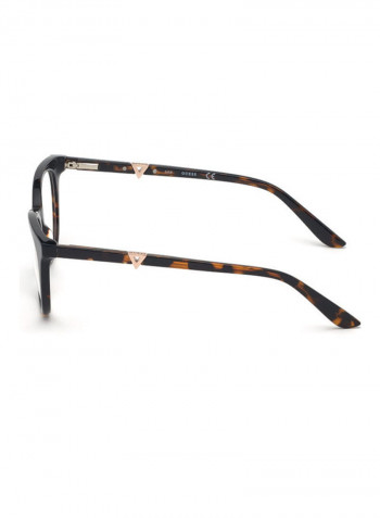 Women's Comfortable Semi-Rimless Design Eyeglass Frame - Lens Size: 51 mm