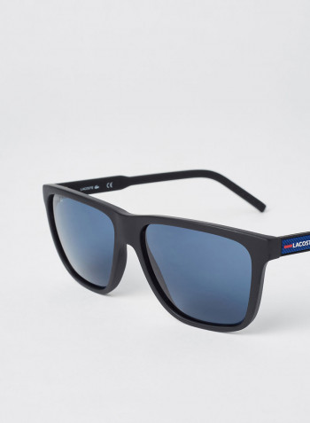 Men's Full Rimmed Modified Rectangular Frame Sunglasses - Lens Size: 57 mm