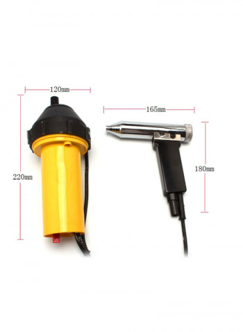 Adjustable Temperature Heat Gun Kit Yellow/Black