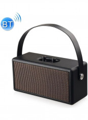 Portable Subwoofer Wooden Bluetooth 4.2 Speaker HPEDA00998401A Black
