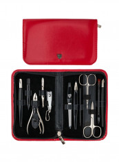12-Piece Manicure Pedicure Grooming Set With Case Multicolour