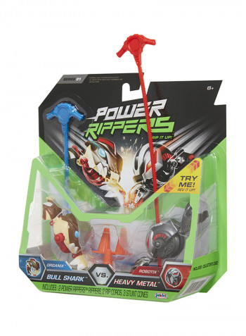 Power Rippers Bull Shark Vs. Heavy Metal Set