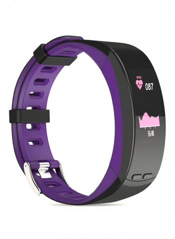 P5 GPS Heart Rate Monitor Smart Wristband Fitness Tracker Purple/Black