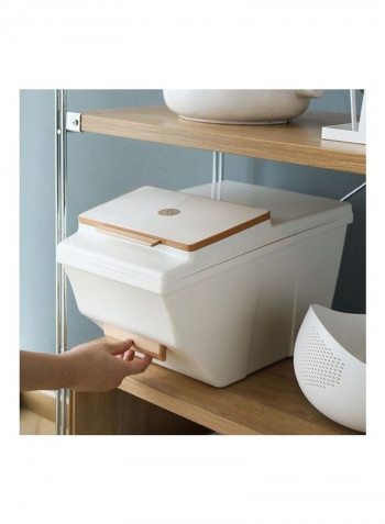 Household Insect-Proof Storage Box White 47x30x30cm