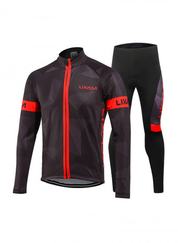Thermal Fleece Cycling Clothing Set