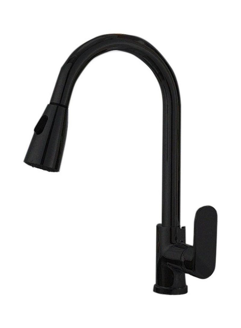 Cold and Hot Water Rotatable Touch Sensor Faucet Black 45 x 22cm