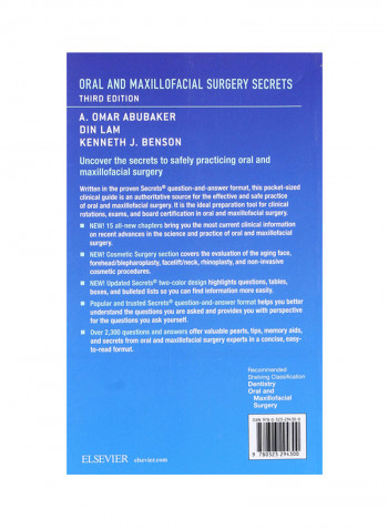 Oral And Maxillofacial Surgery Secrets Paperback 3