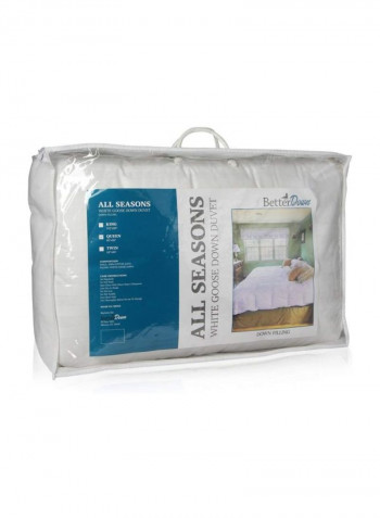 Cotton Comforter Duvet Cotton White 68x86inch
