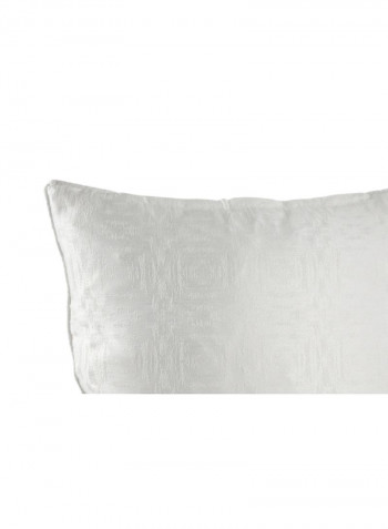 6-Piece Bedding Set Polyester White 260 x 240cm