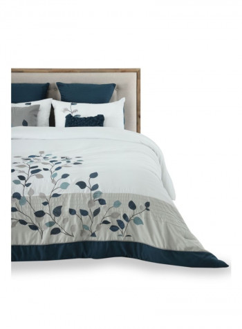 7-Piece Michela Comforter Set Polyester Multicolour 240 x 260cm