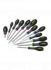 Fatmax 12-Piece Parallel Flared Philips Pozi Set Black/Silver/Yellow