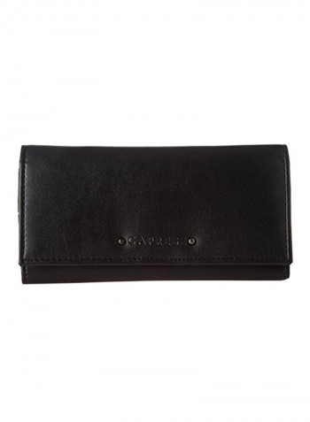 Polyester Blend Wallet WTORNMDBLK Black