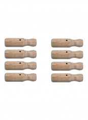 Pack Of 8 Wooden Handle For Foosball Game Tor-57