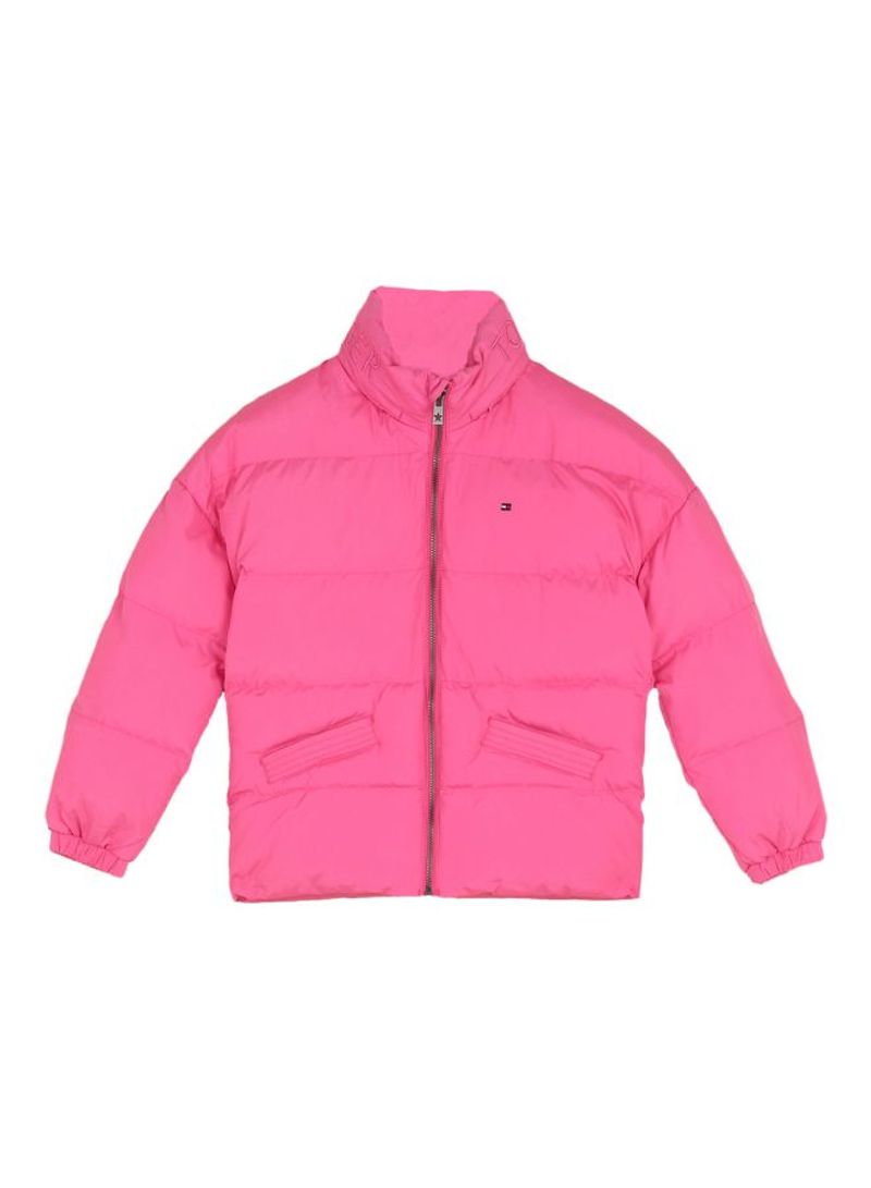 Long Sleeves Essential Padded Jacket 501 Pink