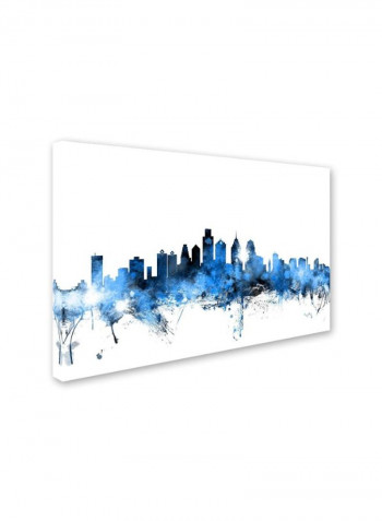 Philadelphia Pennsylvania Artwork Canvas Wall Art multicolour 16 x 24inch