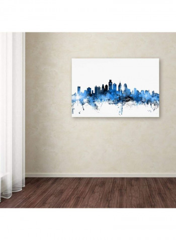 Philadelphia Pennsylvania Artwork Canvas Wall Art multicolour 16 x 24inch