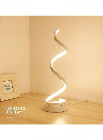 Spiral LED Table Lamp White-12w-warm White one sizecentimeter