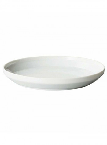 6-Piece Rim Plate Set 160mm White