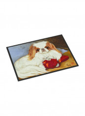 Japanese Chin Gorilla Indoor/Outdoor Mat Multicolour 11 x 11inch