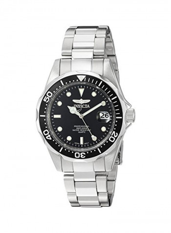 Men's Water Resistant Stainless Steel Analog Watch