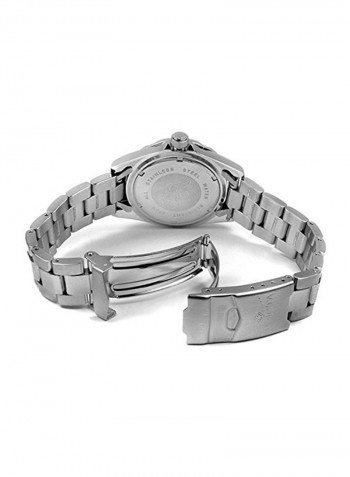 Men's Water Resistant Stainless Steel Analog Watch