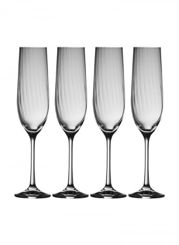 4-Piece Essential Stemware Set Clear 1.5ounce