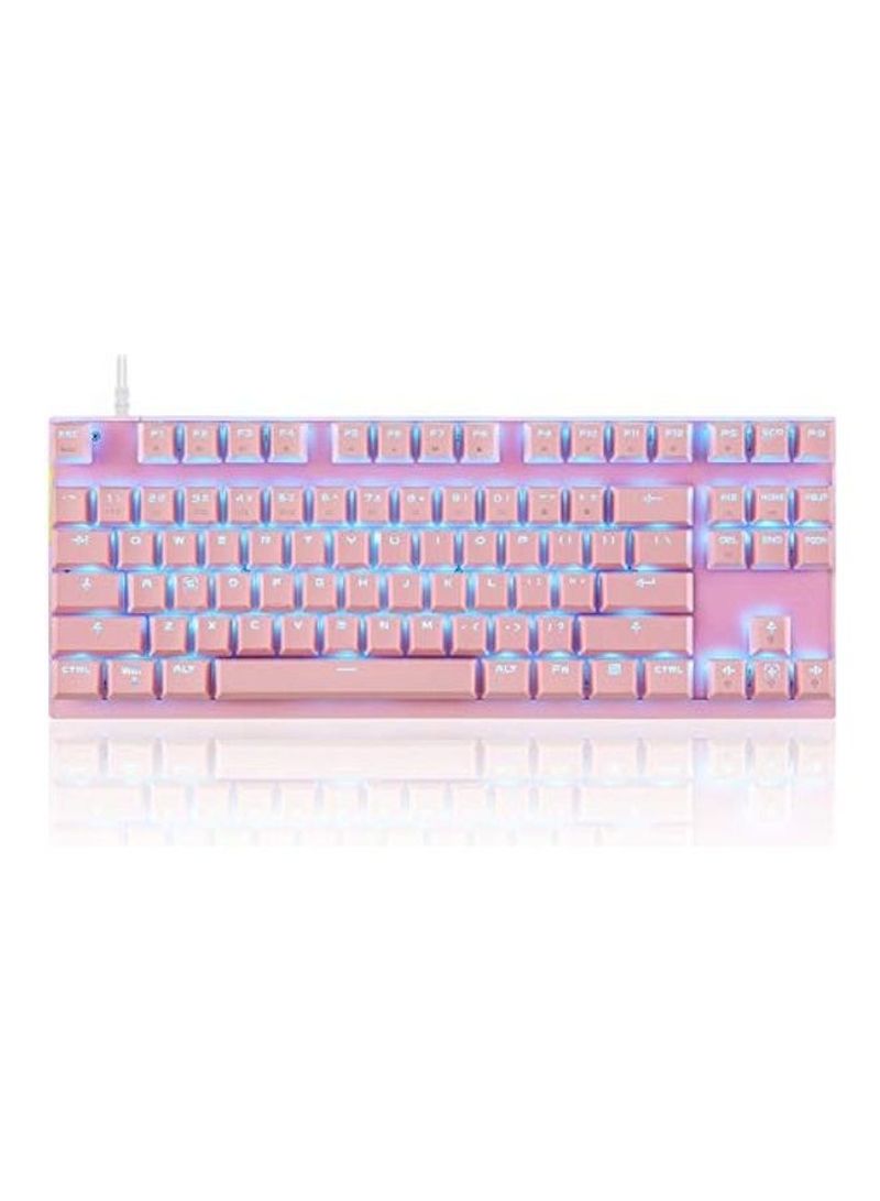 Professional Gaming Mechanical Keyboard Rgb Rainbow Backlit 87 Keys Illuminated Computer Usb Gaming Keyboard For Mac And Pc