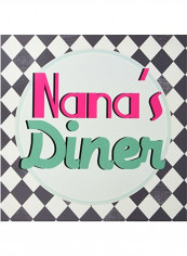 Nanas Dine'r Printed Decorative Wall Hanging Tile Multicolour
