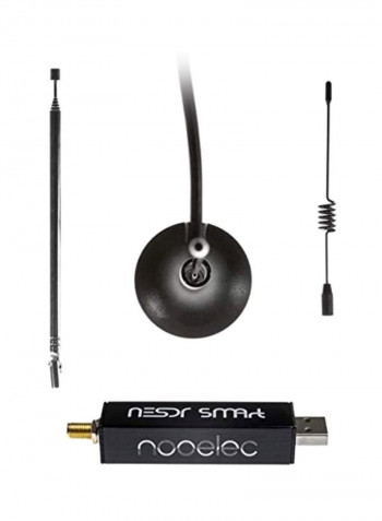 4-Piece 0.5PPM TCXO SMA Input And Antenna Set Black