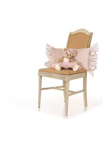 Angelica Rectangle Pillow Cotton Pink 12x22x5inch