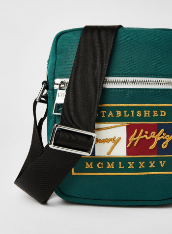 Mini Signature Flag Reporter Bag Rural Green