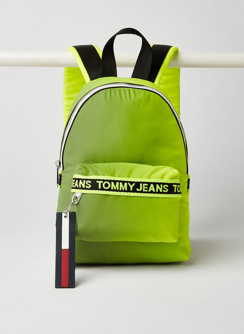 Mini Logo Tape Backpack Faded Lime