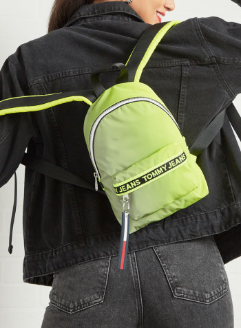 Mini Logo Tape Backpack Faded Lime