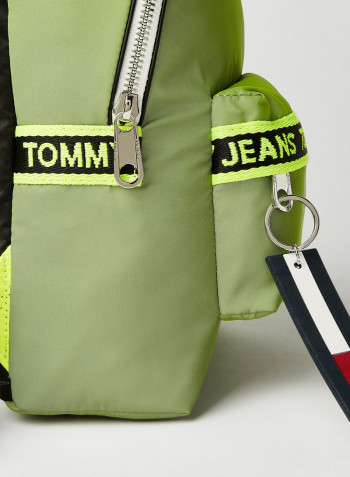 Mini Logo Tape Backpack Faded Lime