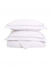 3-Piece Microfiber Duvet Cover Set White King reviews 3-Piece Microfiber Duvet Cover Set White King