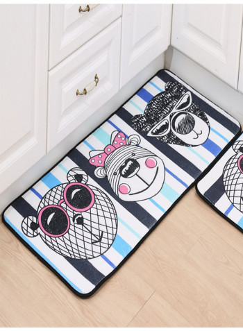 Cartoon Pattern Anti-Slip High Quality Mat Multicolour 50(W)x160(L)centimeter